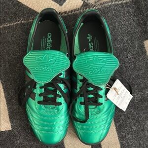 Adidas SL 72 Screaming Green Trainers.